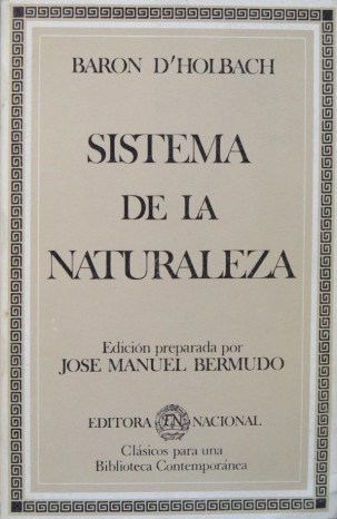 Holbach Sistema de la naturaleza